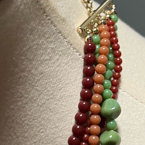 Premier Designs Multicolor Beaded Necklace #PDNK1 - Picture 8 of 10